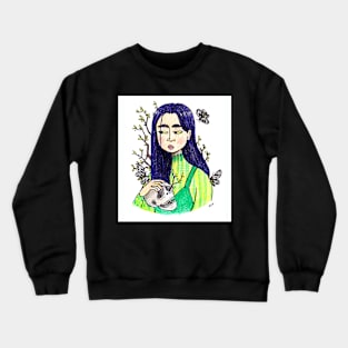 SKULL GIRL Crewneck Sweatshirt